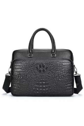 Axelväskor För Män Pinnacle Prestige Alligator Tote