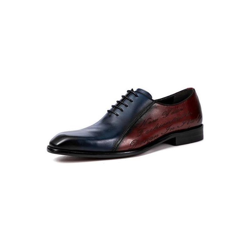 Formell Skor För Män Exotiska Brogue Dress - Bourgogne