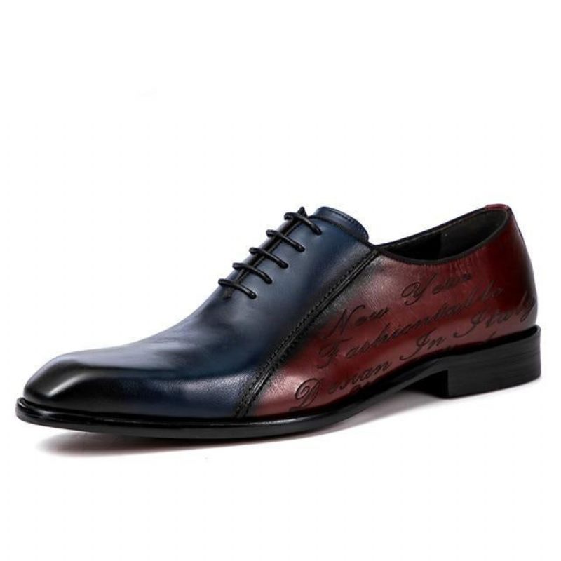 Formell Skor För Män Exotiska Brogue Dress - Bourgogne