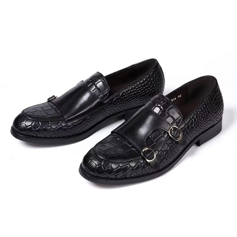 Formell Skor För Män Raffinerad Elegance Slip-on Loafers - Svart