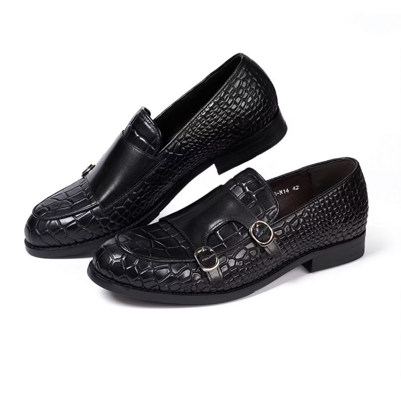 Formell Skor För Män Raffinerad Elegance Slip-on Loafers - Svart