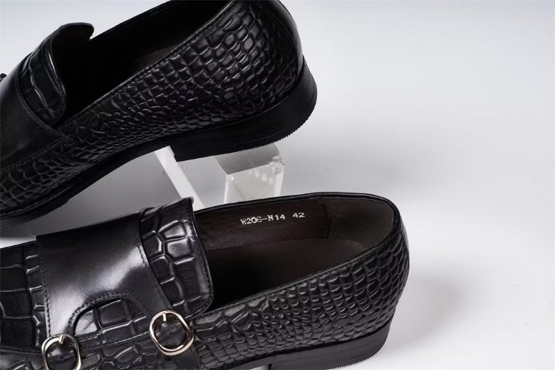 Formell Skor För Män Raffinerad Elegance Slip-on Loafers - Svart