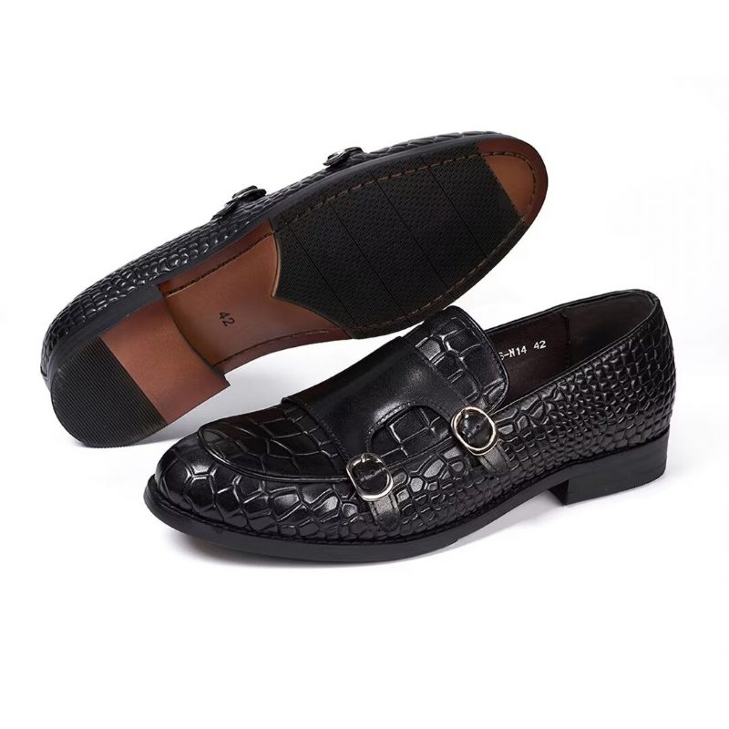 Formell Skor För Män Raffinerad Elegance Slip-on Loafers - Svart