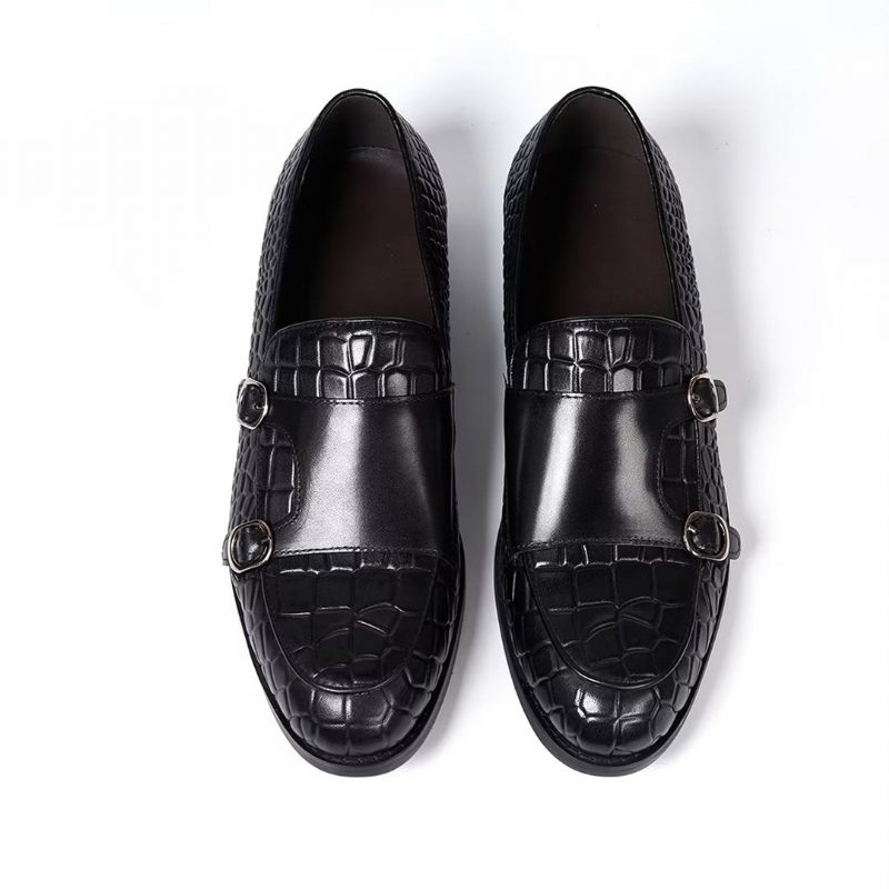 Formell Skor För Män Raffinerad Elegance Slip-on Loafers - Svart