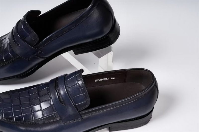 Formell Skor För Män Sartorial Splendor Slip-on Klänning - Blå