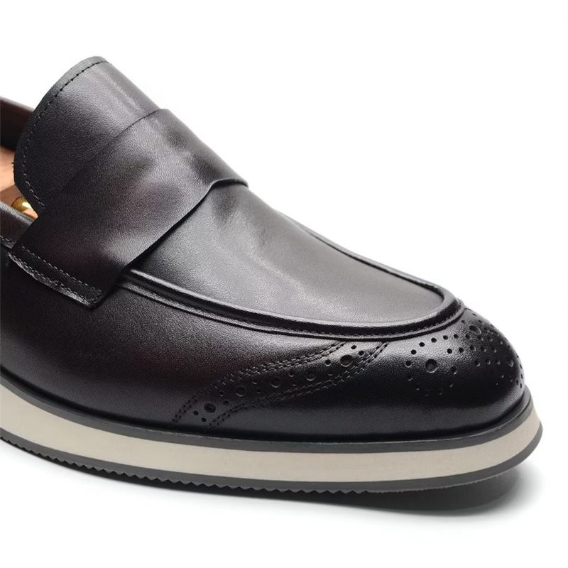 Formell Skor För Män Urban Comfort Slip-on Klänning - Svart