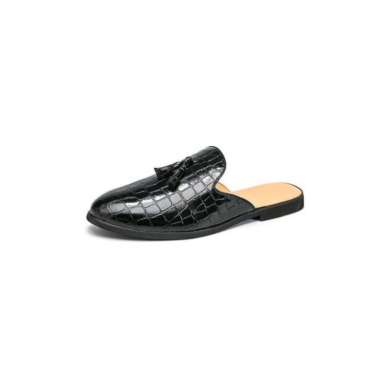 Formell Skor Herr Chic Bekväma Krokodilmönster Slip-on Mules