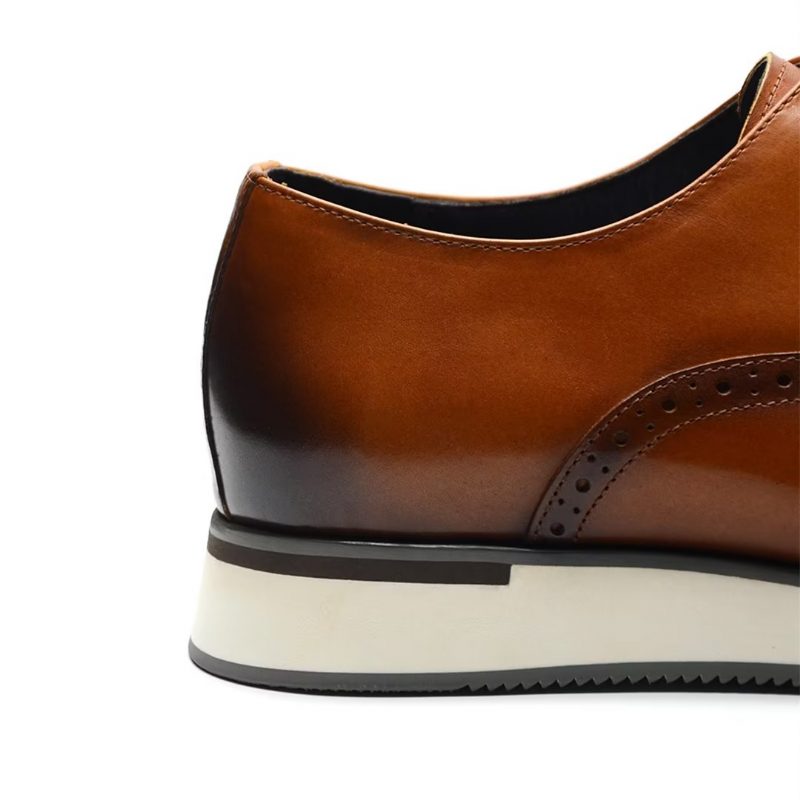 Formell Skor Herr Executive Style Slip-on Klänning - Brun