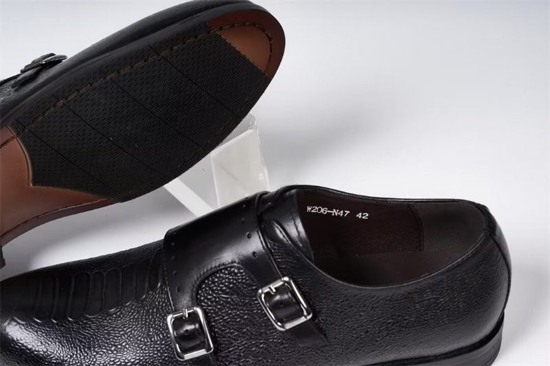 Formell Skor Herr Executive Style Slip-on Läderskor - Svart