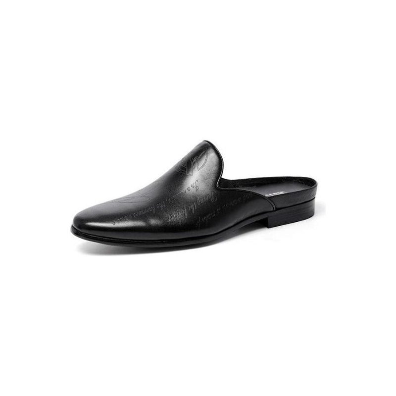 Formell Skor Herr Exotisk Textdesign Slip-on Tofflor