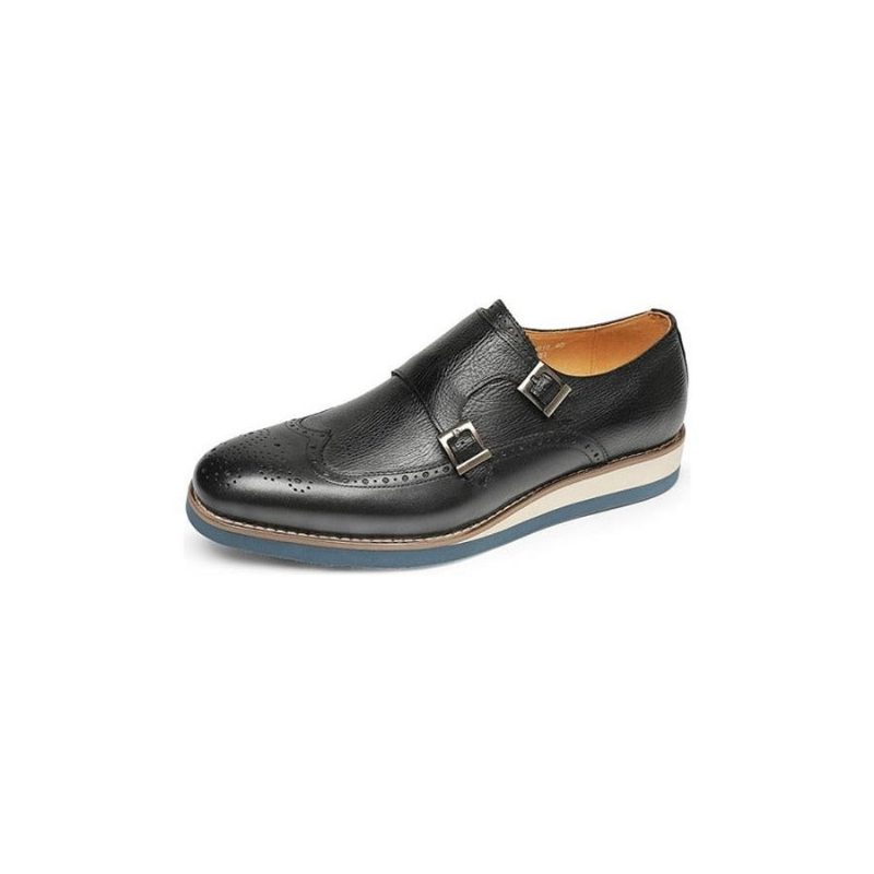 Formell Skor Herr Exotisk Textur Wingtip Platform Loafers