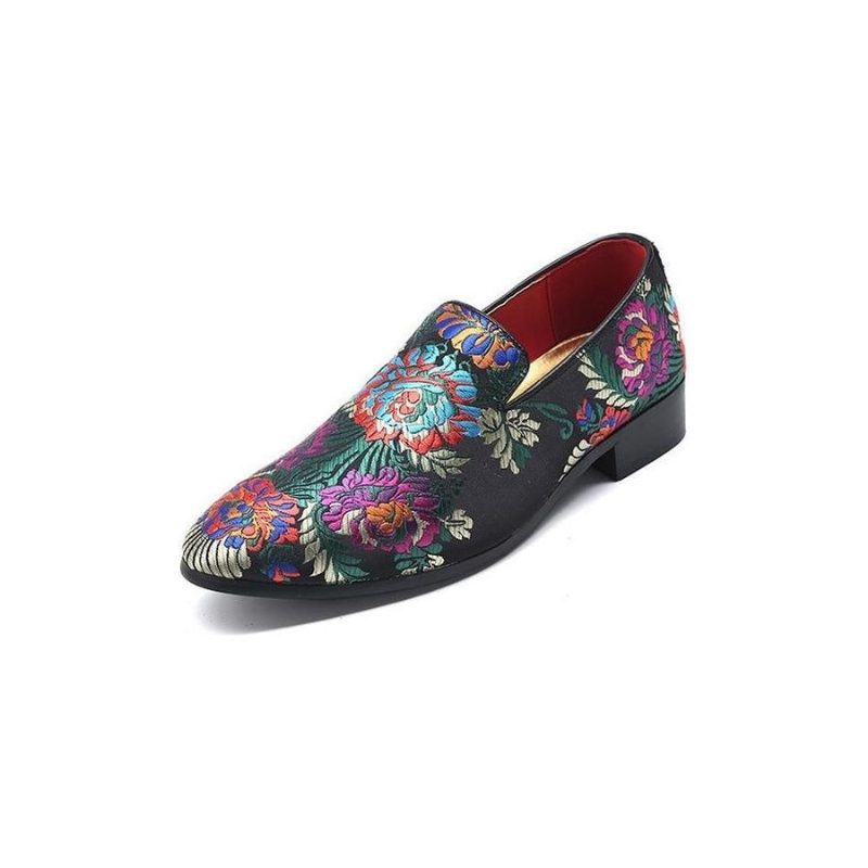 Formell Skor Herr Exotiska Blommönster Slip-on Klänning - Multi-Color 2