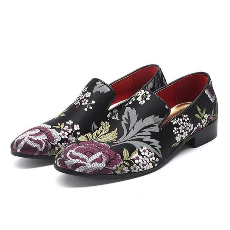 Formell Skor Herr Exotiska Blommönster Slip-on Klänning - Multi-Color