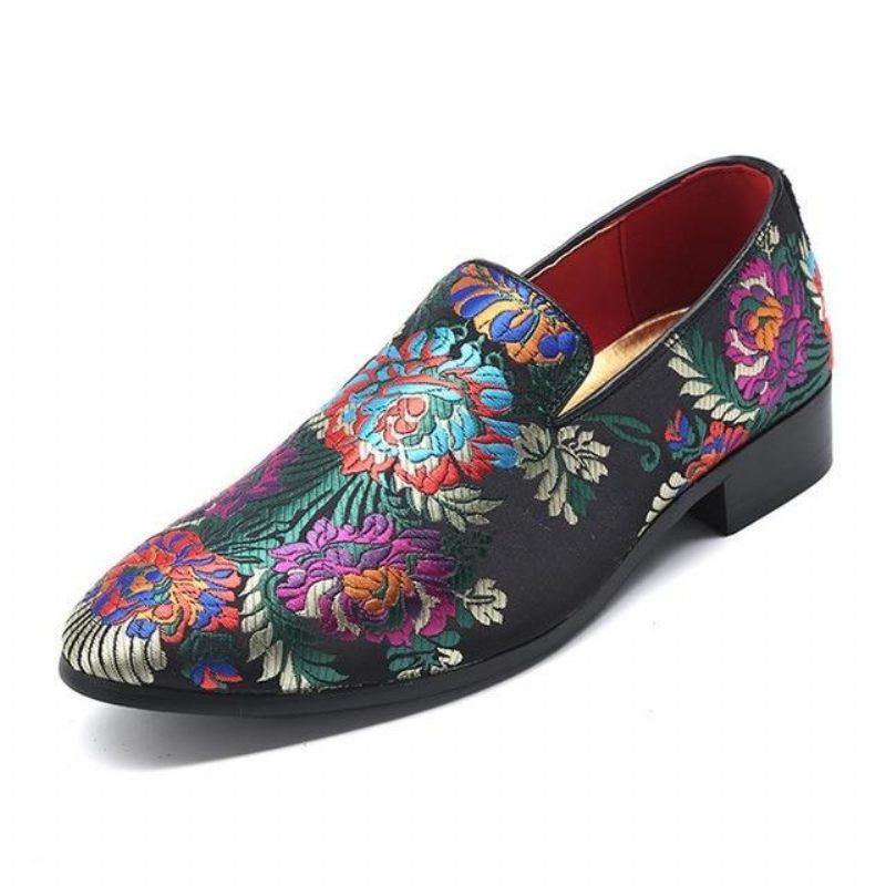 Formell Skor Herr Exotiska Blommönster Slip-on Klänning - Multi-Color 2