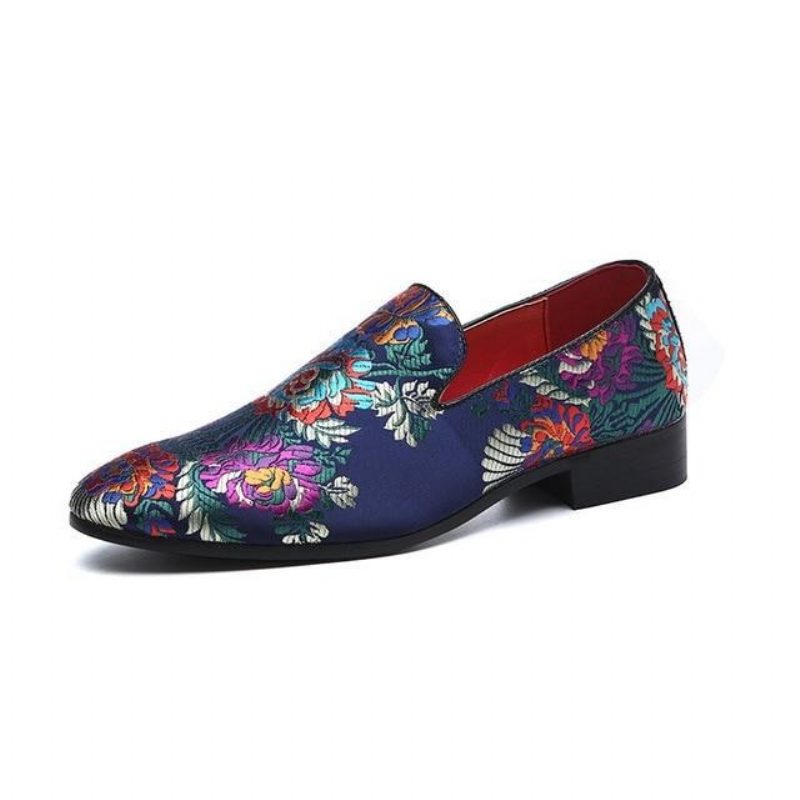 Formell Skor Herr Exotiska Blommönster Slip-on Klänning - Multi-Color 3