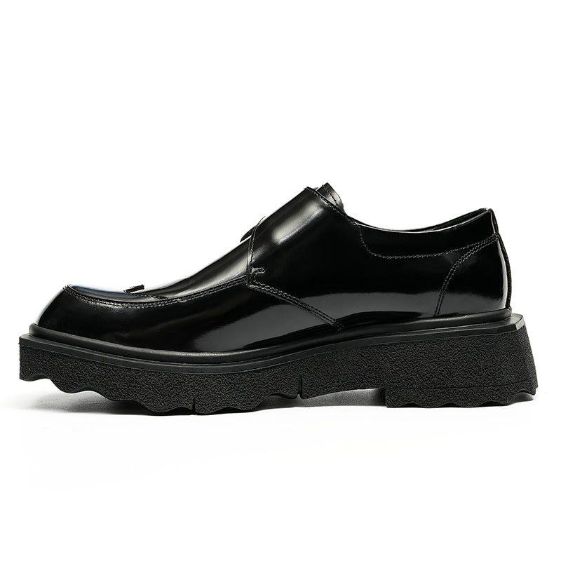 Formell Skor Herr Exotiskt Läder Slip-on Designer Bröllop Brogues - Svart