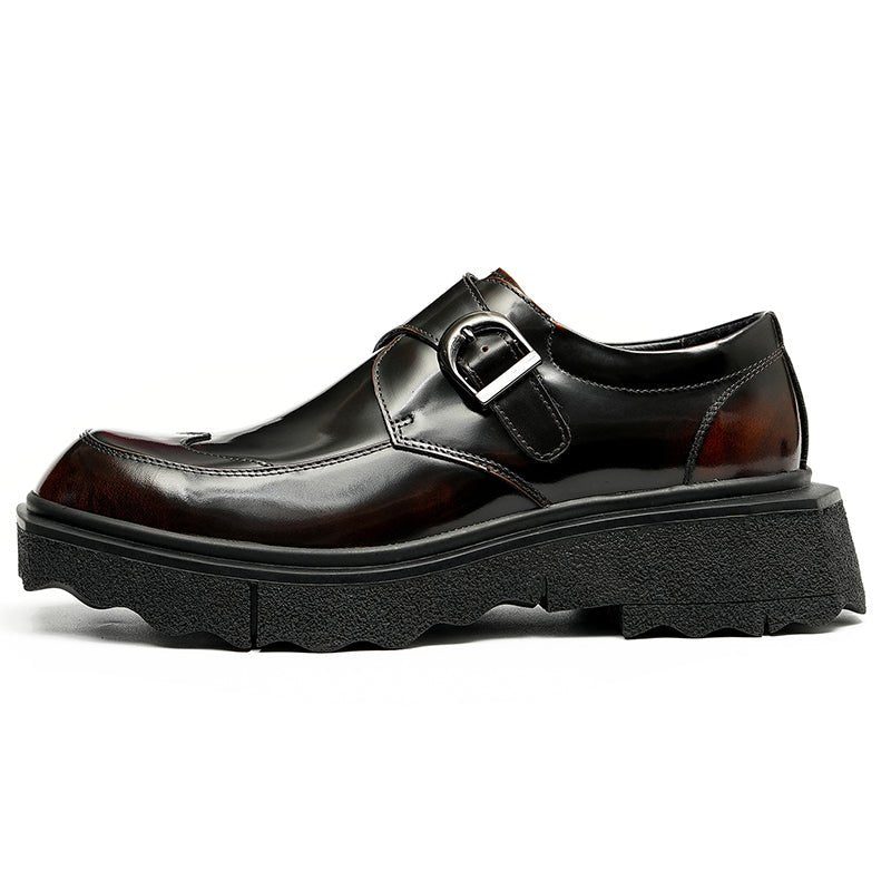 Formell Skor Herr Exotiskt Läder Slip-on Designer Bröllop Brogues - Kaffe