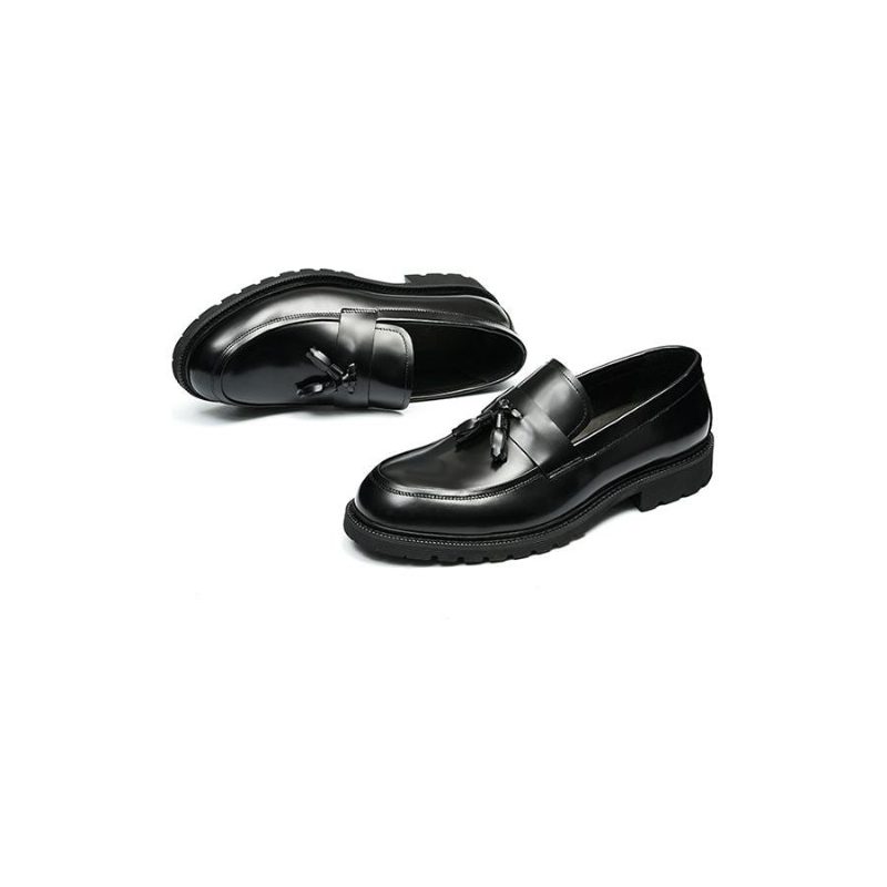 Formell Skor Herr Klassiska Slip-on Tofs Loafers - Svart