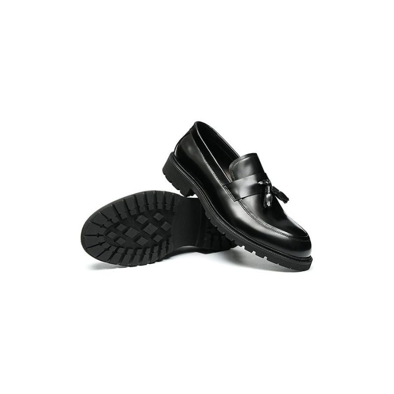 Formell Skor Herr Klassiska Slip-on Tofs Loafers - Svart