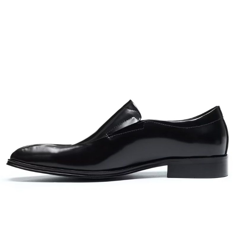 Formell Skor Herr Påkostade Lyxiga Slip-on Brogue Dress - Svart