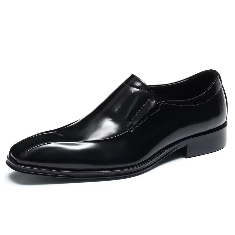 Formell Skor Herr Påkostade Lyxiga Slip-on Brogue Dress - Svart