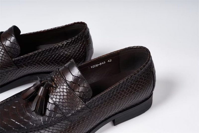 Formell Skor Herr Polerade Executive Slip-on Klänning - Brun