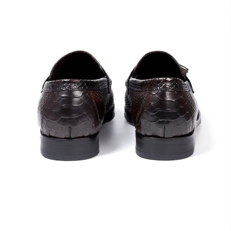 Formell Skor Herr Polerade Executive Slip-on Klänning - Brun