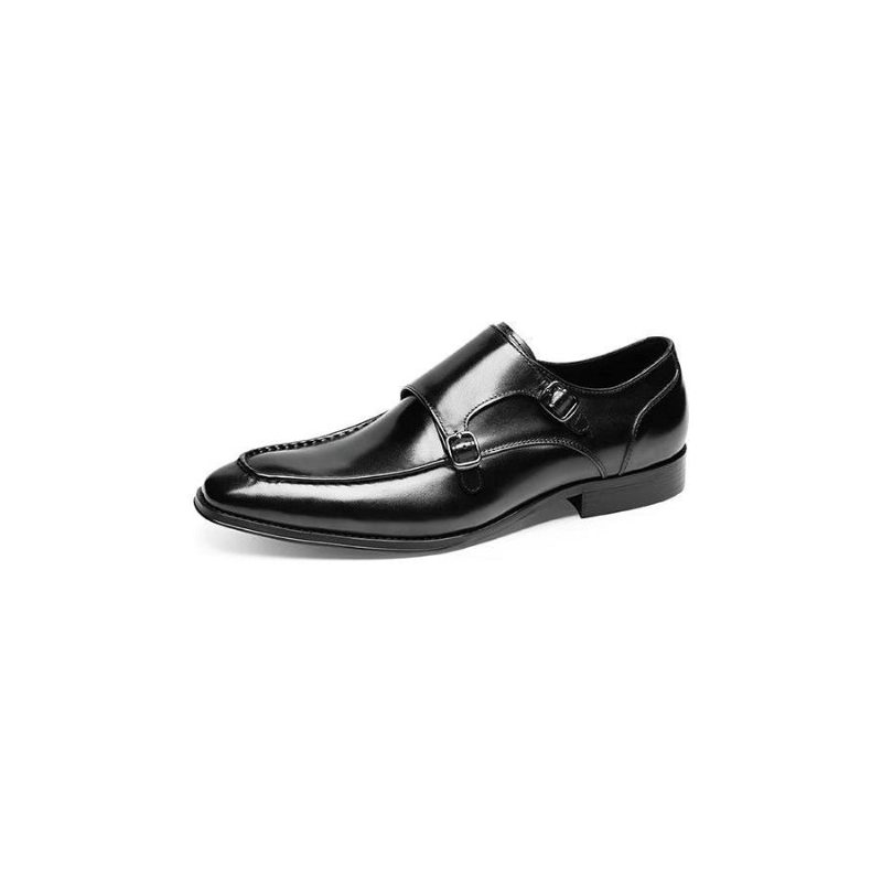 Formell Skor Herr Raffinerat Koläder Slip-on Monkstraps