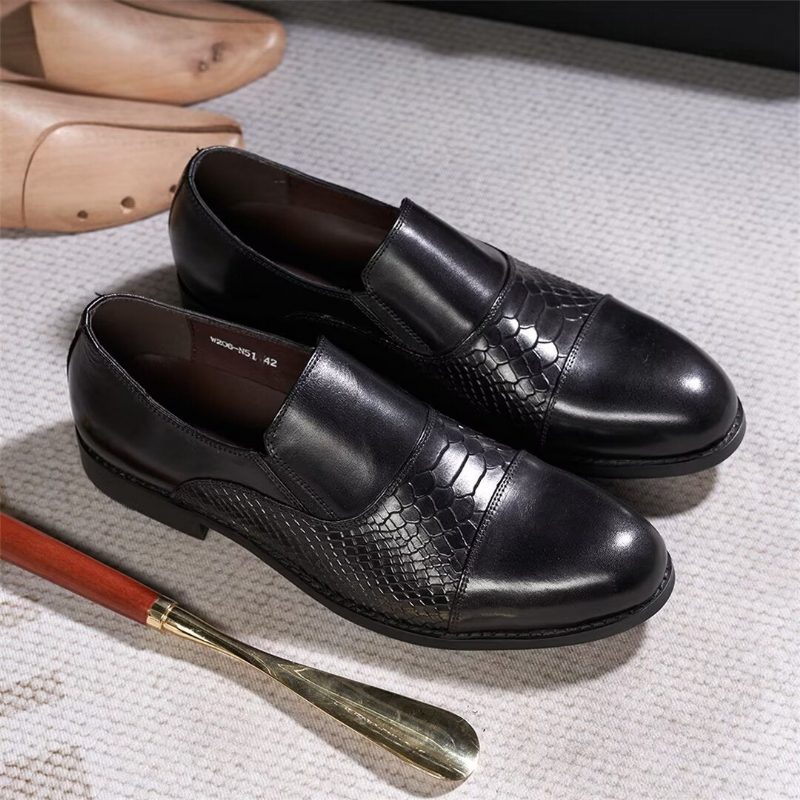 Formell Skor Herr Sophisticates Slip-on Läderelegans - Svart