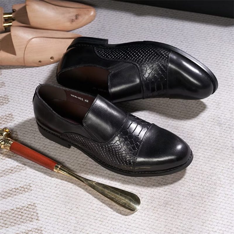 Formell Skor Herr Sophisticates Slip-on Läderelegans - Svart