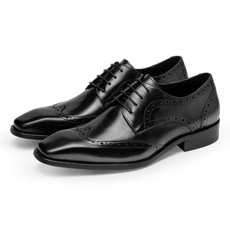 Formella Skor För Män Brogue Dress - Svart