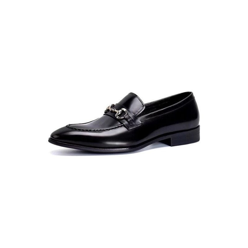 Formella Skor För Män Läder Slip-on Loafers