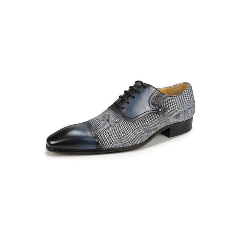 Formella Skor För Män Lyxigt Läder Elegant Brogue Oxford Bröllop