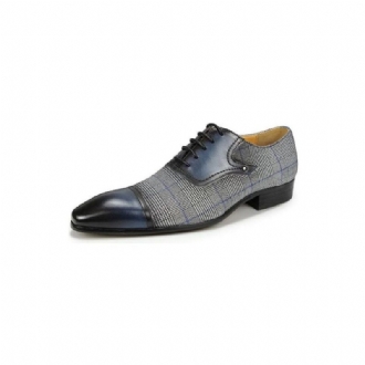 Formella Skor För Män Lyxigt Läder Elegant Brogue Oxford Bröllop