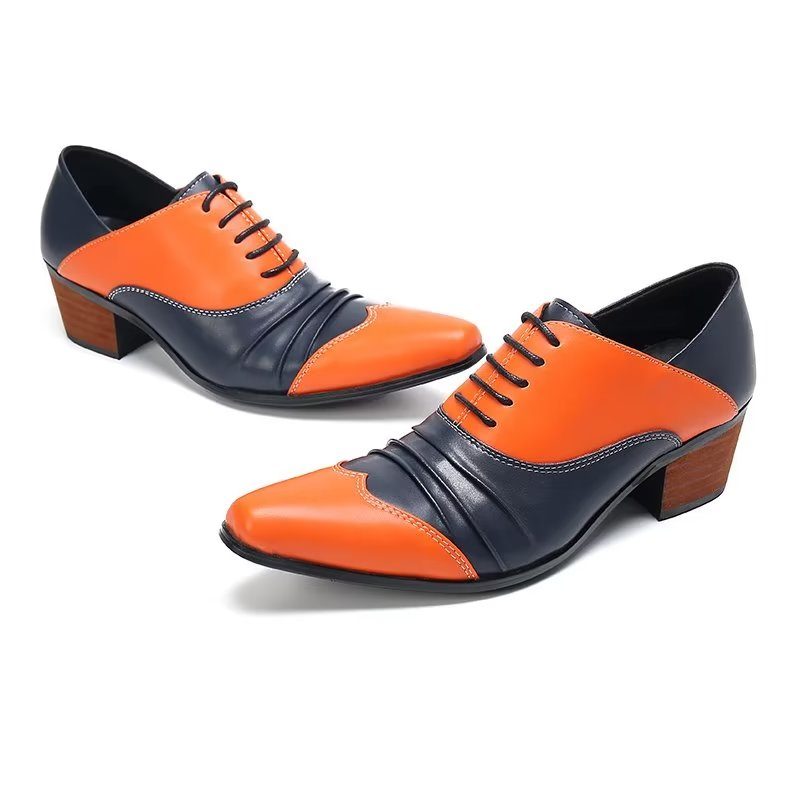 Formella Skor För Män Slip-on Oxford Klänning - Orange