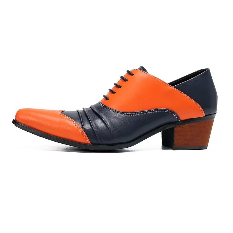 Formella Skor För Män Slip-on Oxford Klänning - Orange