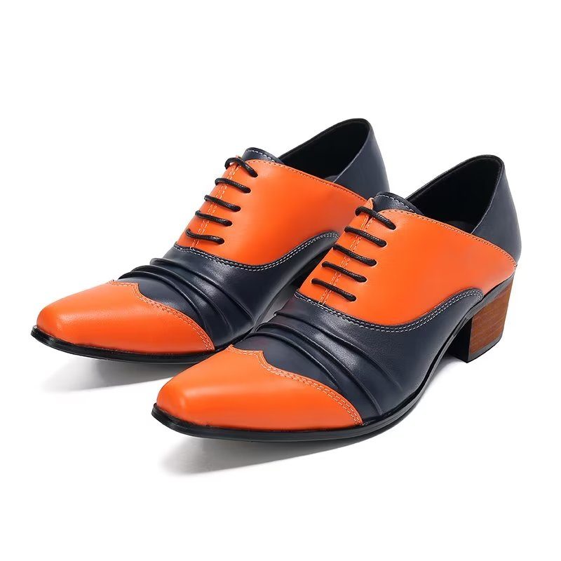 Formella Skor För Män Slip-on Oxford Klänning - Orange