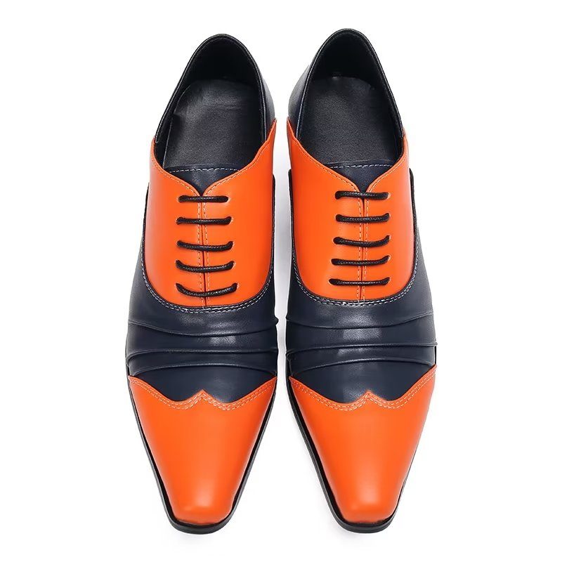 Formella Skor För Män Slip-on Oxford Klänning - Orange