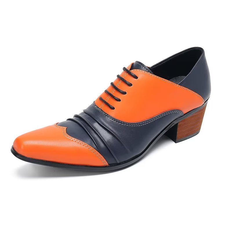 Formella Skor För Män Slip-on Oxford Klänning - Orange