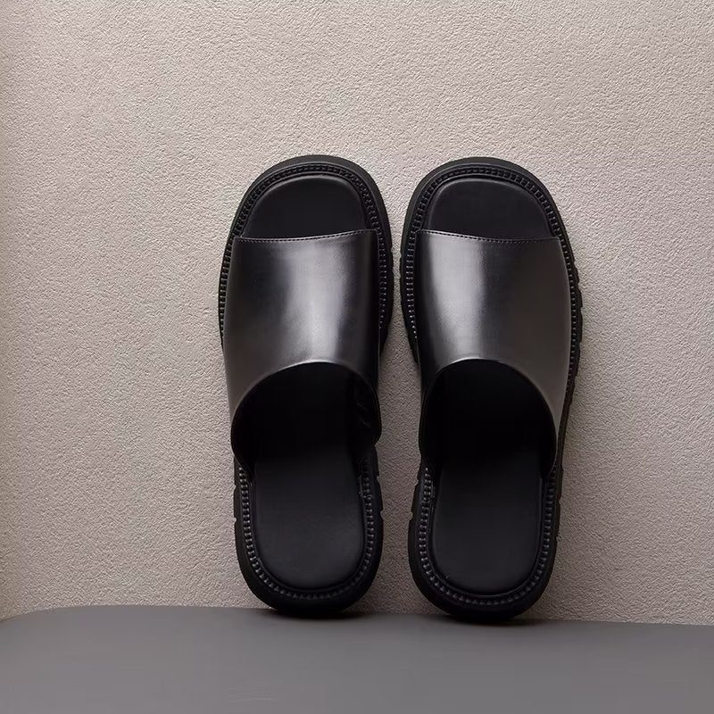 Fritidsskor För Män Eleganta Slip-ons - Svart