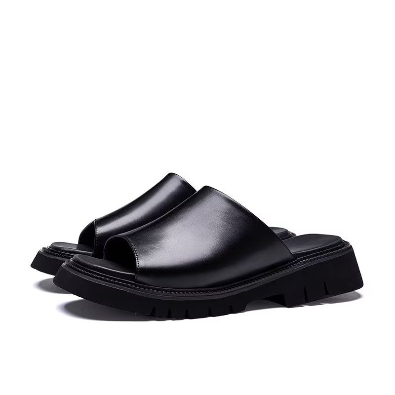 Fritidsskor För Män Eleganta Slip-ons - Svart