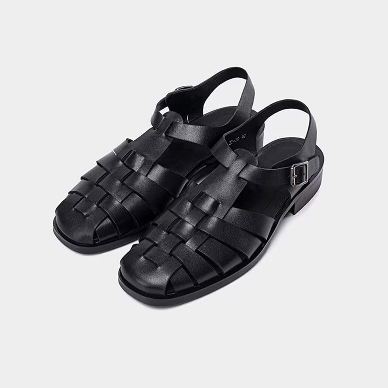 Fritidsskor För Män Roman Peep Toe Sandaler