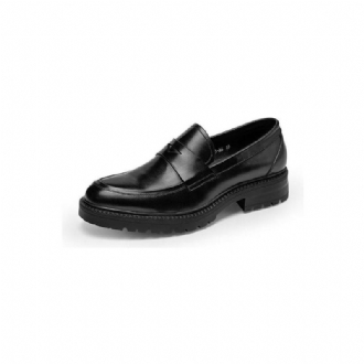 Herr Loafers Lyxiga Läder Chic Slip-on Skor