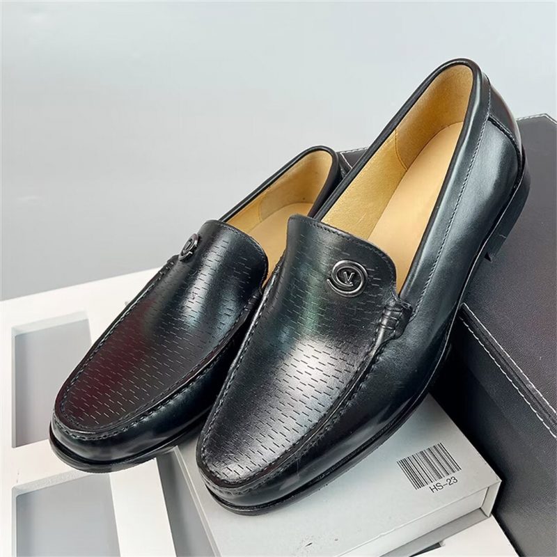 Herr Loafers Raffinerade Gentleman - Svart