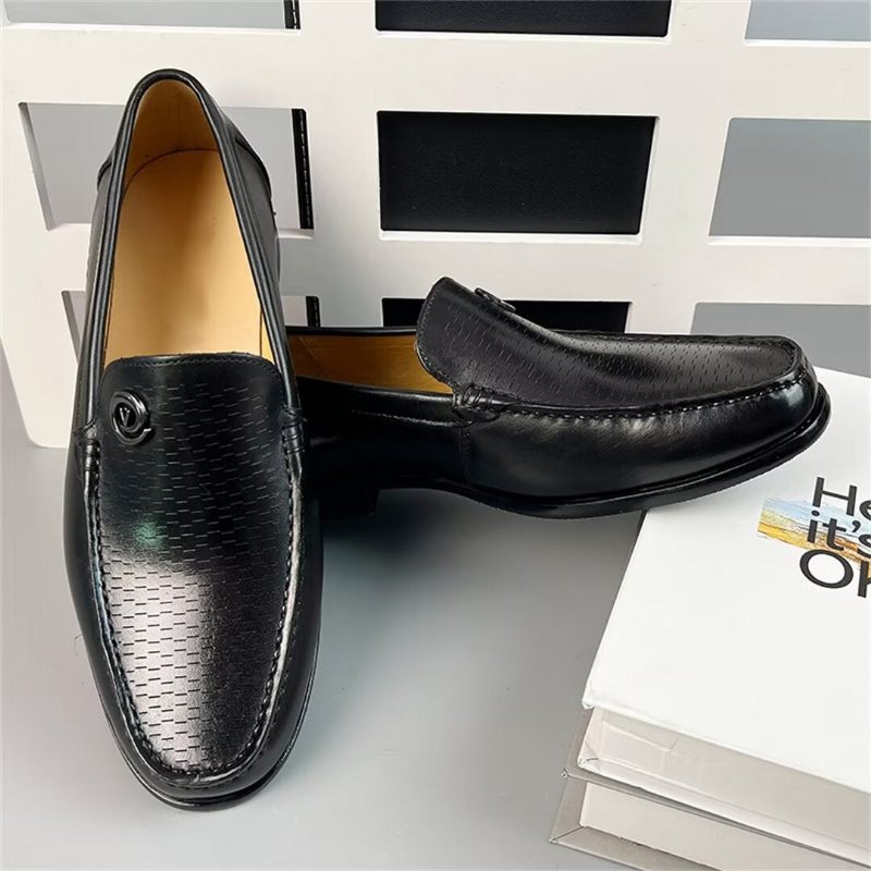 Herr Loafers Raffinerade Gentleman - Svart