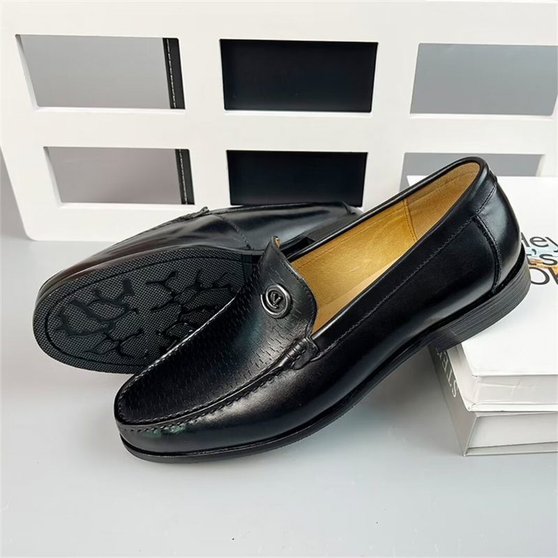 Herr Loafers Raffinerade Gentleman - Svart