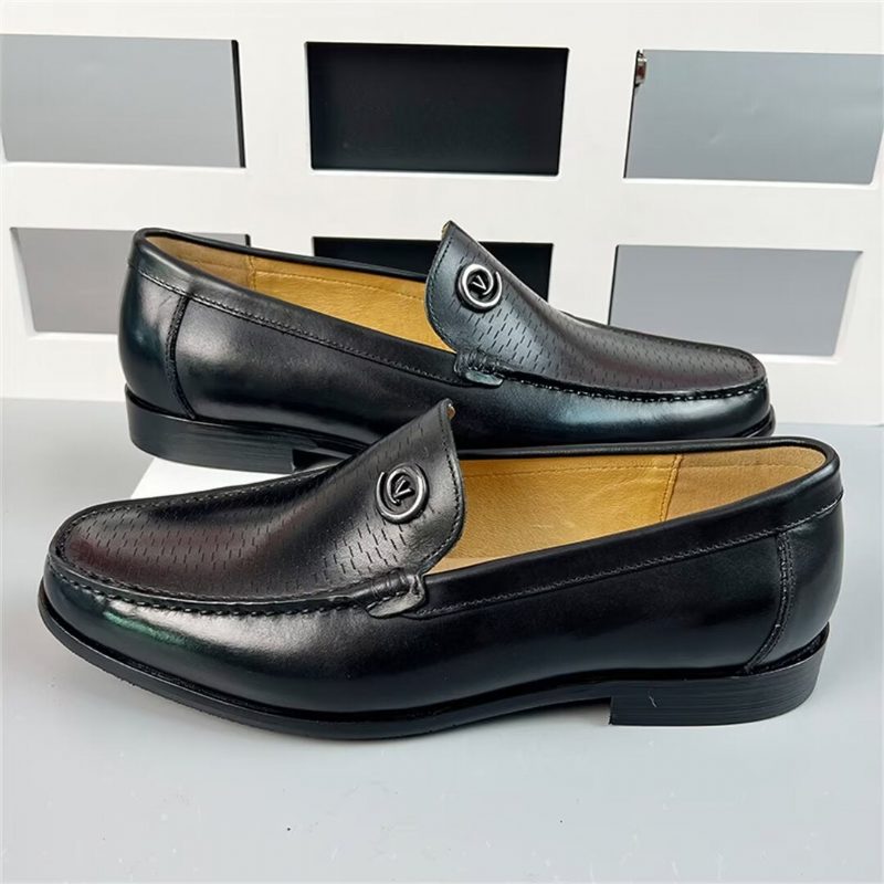 Herr Loafers Raffinerade Gentleman - Svart