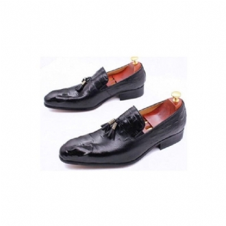 Herr Loafers Slip On Tassel Klänning Skor