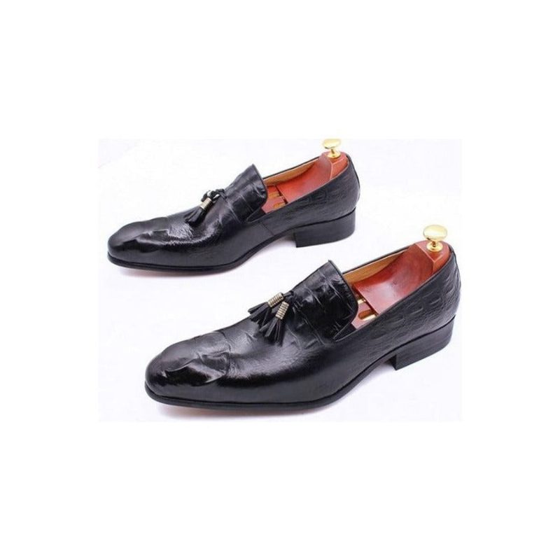 Herr Loafers Slip On Tassel Klänning Skor