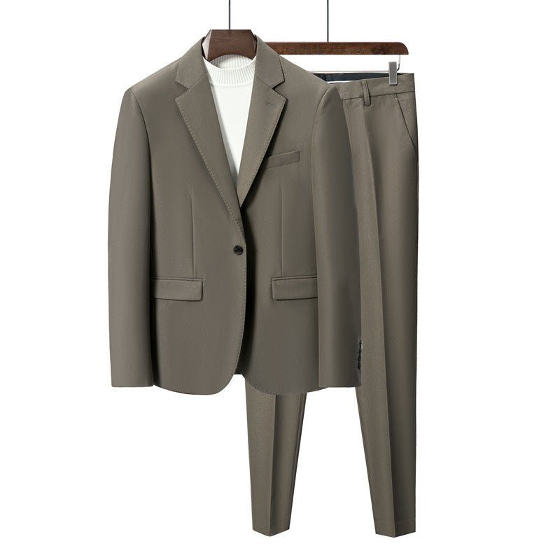 Herrdräkter Chic Skinny Suit - Grön